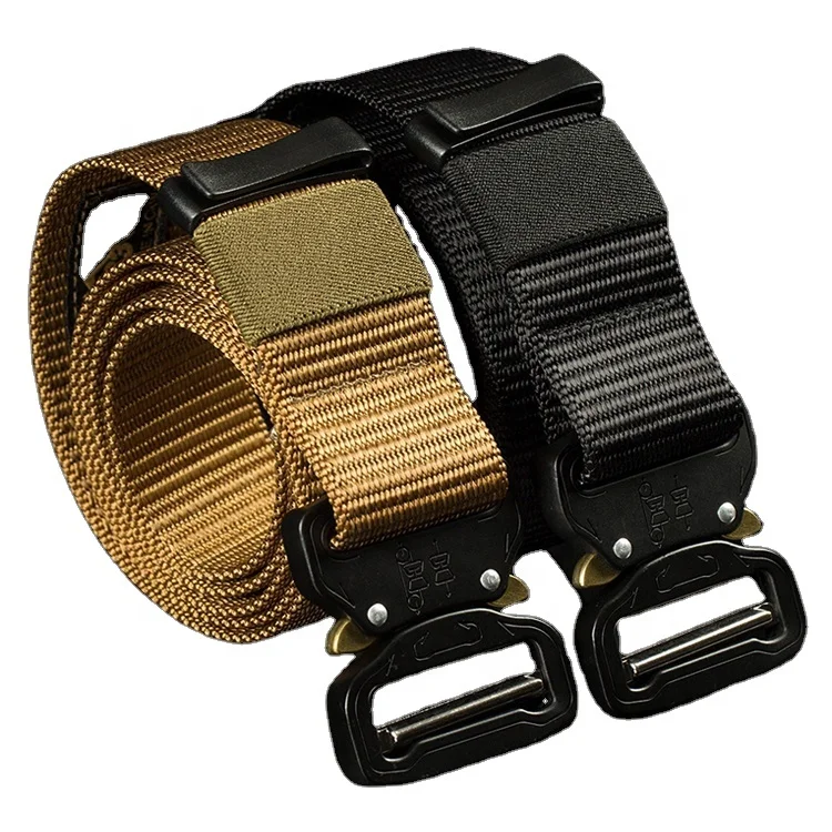 

Adjustable Military Combat Wide Quick Release Outdoor Sports Nylon Belt with Logo, Customized color