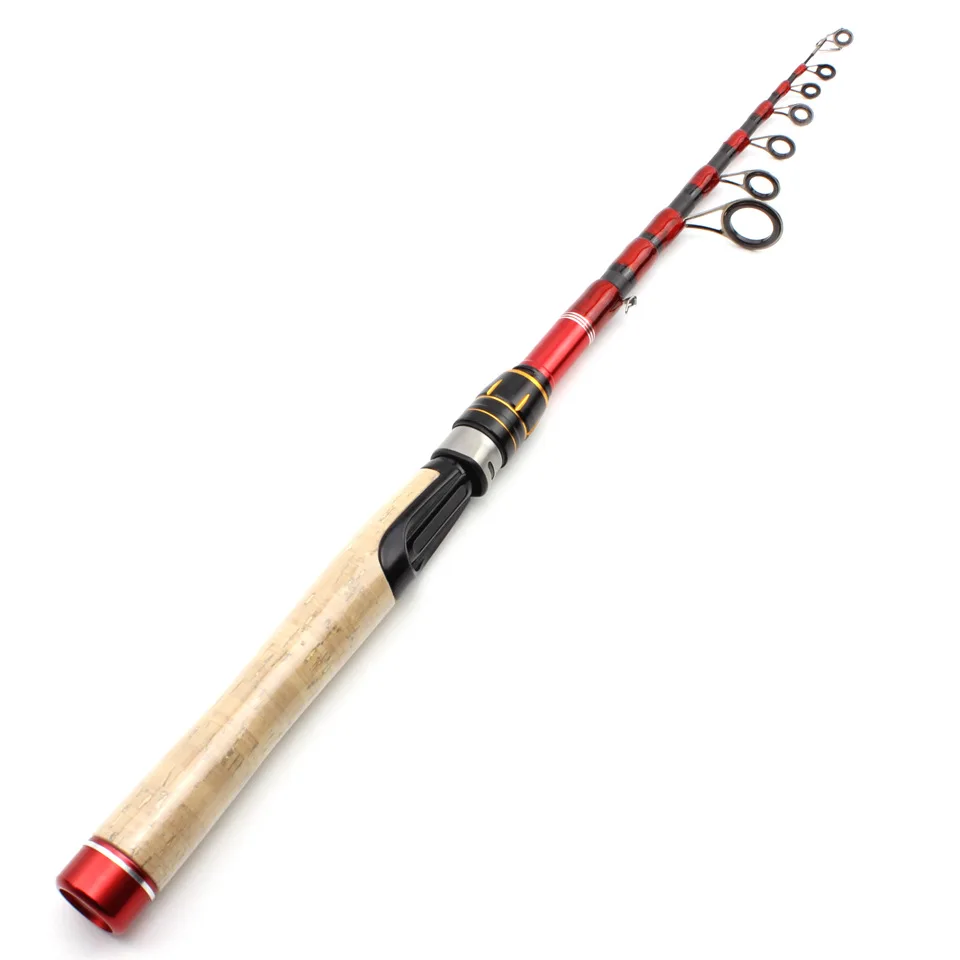 

High quality ice fishing rod retractable carp rod fishing pole tackle