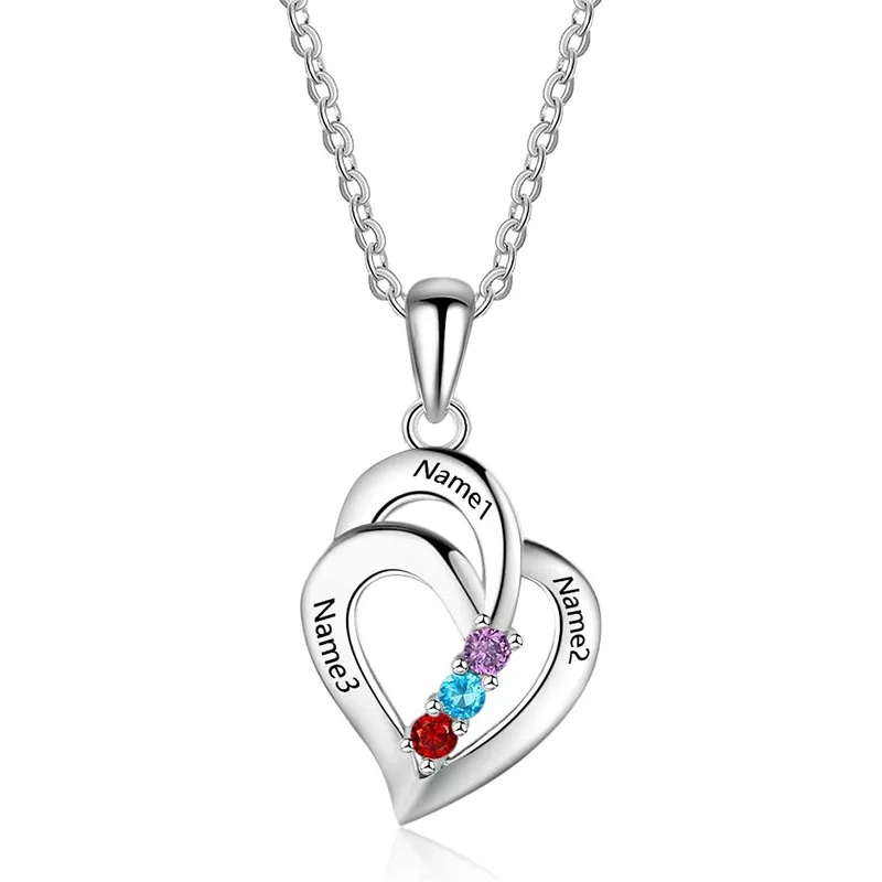 

Custom Jewelry Designer Famous Brands Fashion 2021 Trendy Silver 925 Birthstone Women Pendants Necklace, Picture