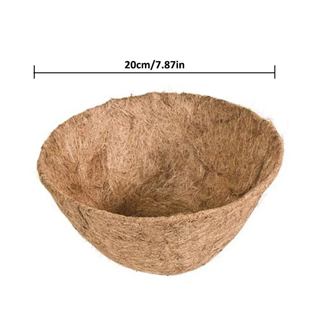 

2020 Round Coconut Liner Coco Fiber Replacement Liner Plants Basket Liner for Hanging Basket Home Garden Balcony