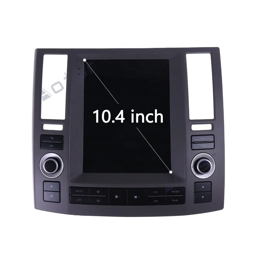 

AOTSR Android 9.0 PX6 Tesla style Vertical screen Car GPS Navigation For Infiniti FX35/FX45 2004-2008 DSP Navi Radio Auto stereo