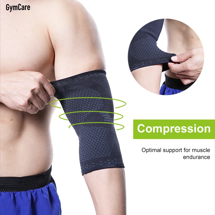 

Adjustable elbow brace support bandage breathable compress