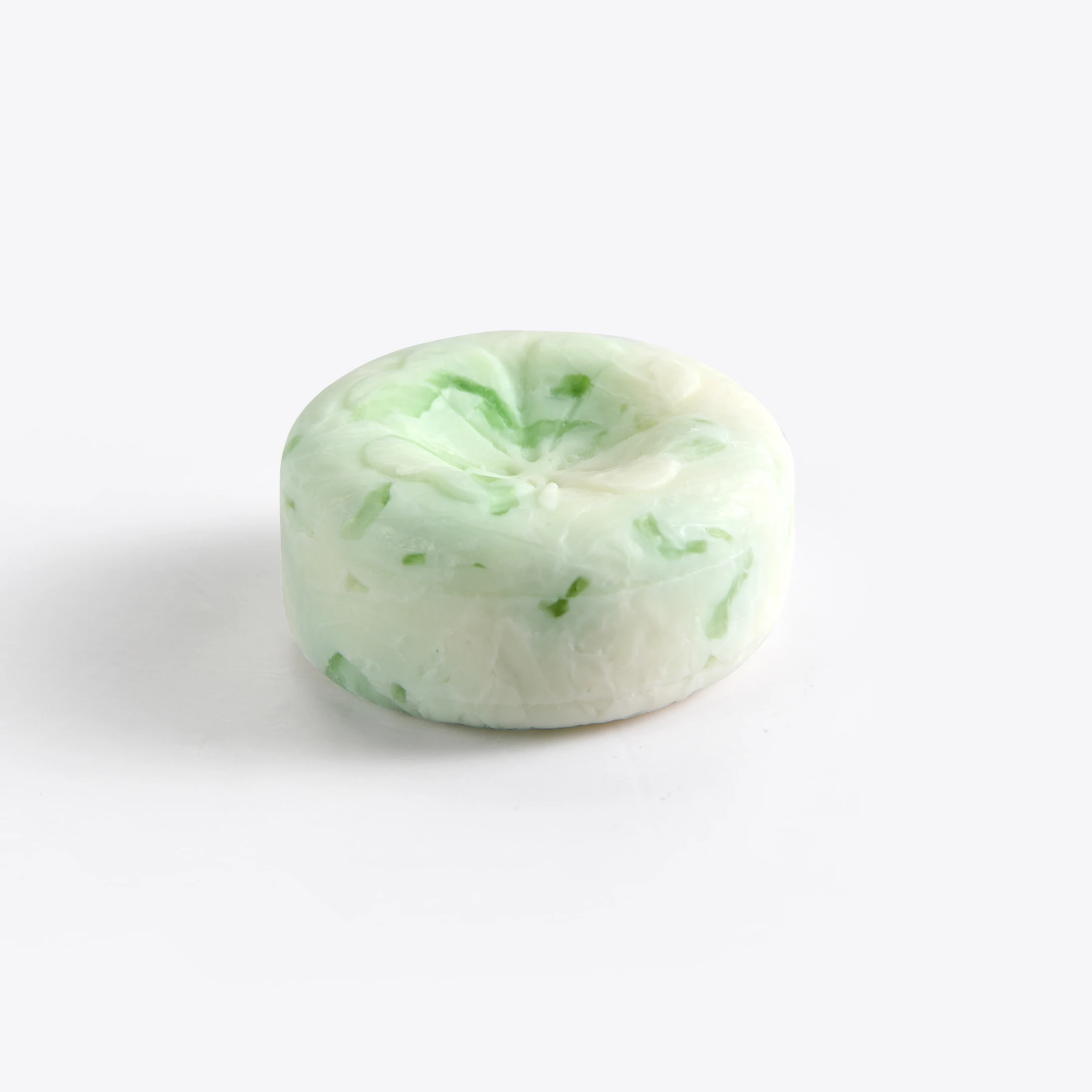 

Customized antibacterial antipruritic natural tea tree essential oil soap pearl grinding soap for mothers day gifts, White and green