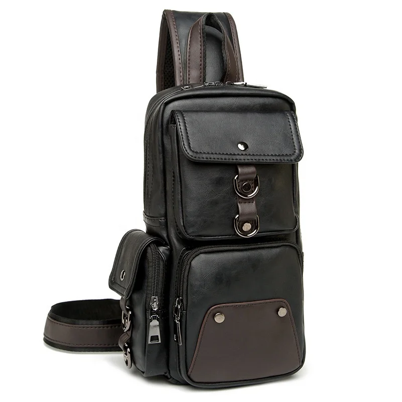 

Fashion Leather Crossbody Bags men casual messenger bag Small Brand Designer Male Shoulder Bag