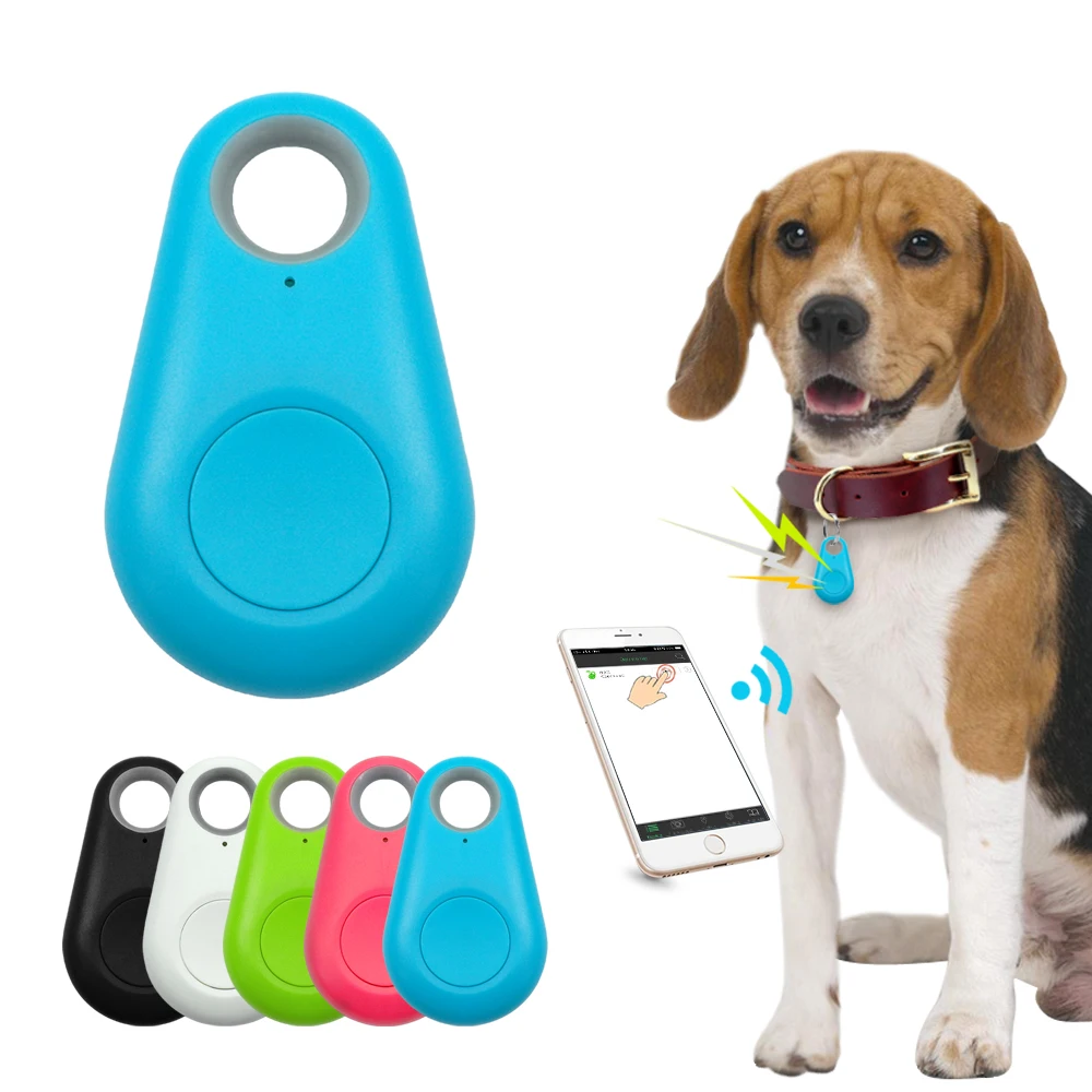 

Pet Smart GPS Tracker Mini Anti-Lost Waterproof Locator Tracer For Pet Dog Cat Kids Car Wallet Key Collar Accessories, As photo