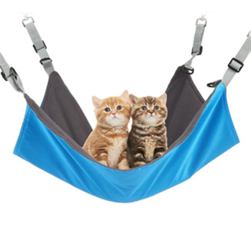 

Wholesale Cooling Hanging Mat Double Sides Use Macrame Pet Hammock Bed Cat Hammock, Pink, blue, black