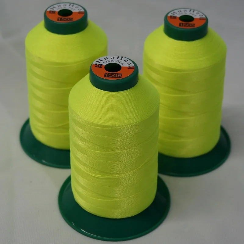 Sewing Supplies 250d/3 300d/3 Ht Polyester Filament Thread Quiting Thread 100g For Leather Stitching