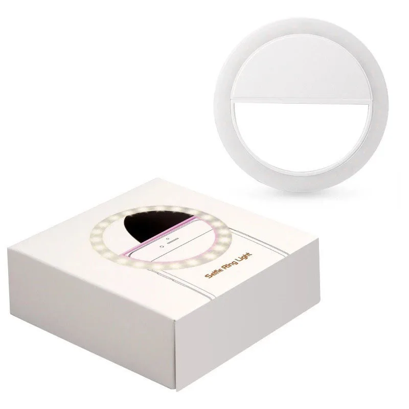 

Hot Selling Mini Portable 36 LED Rechargeable Cheap Selfie Ring Light for Smart Phone