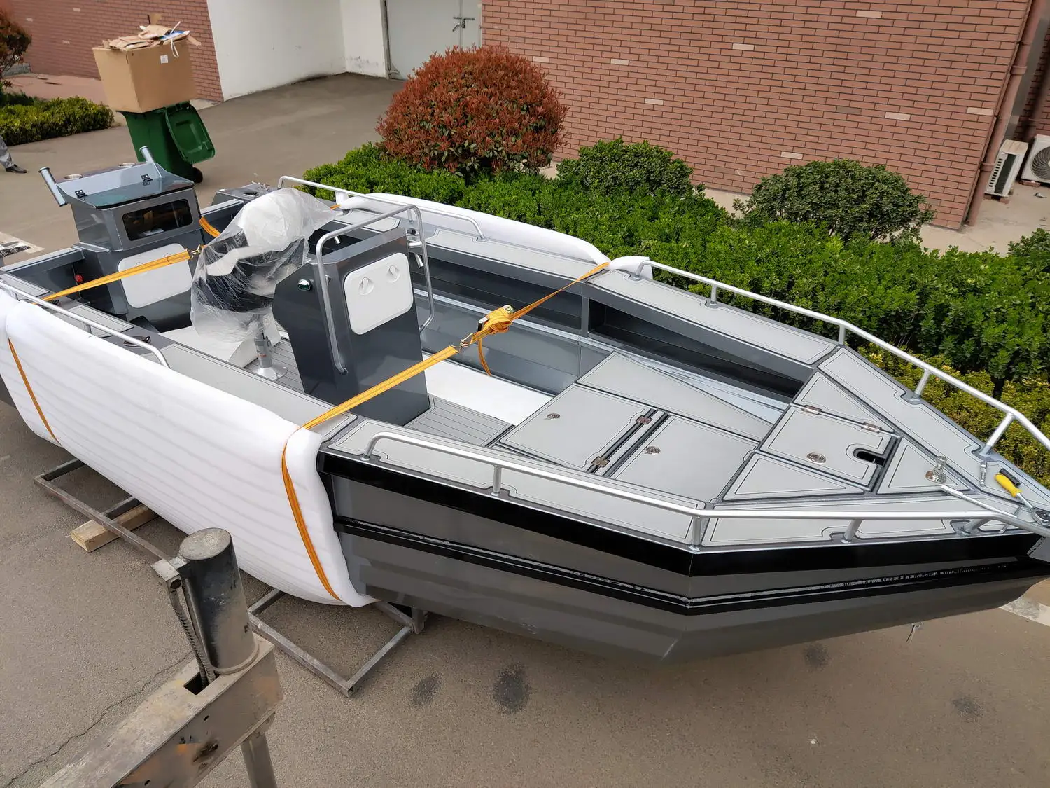 20ft 6 米铝合金fishign船easycraft与中控台 - buy 铝渔船,rowing