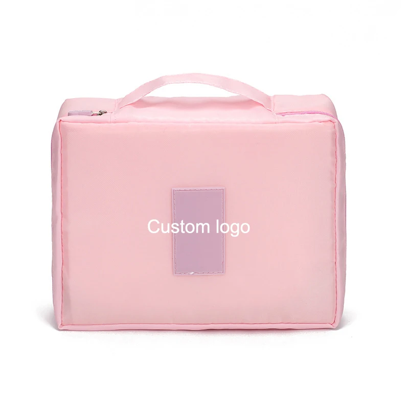 

Fashion cheap classic man women makeup bags Custom New Printed portable square toiletry makeup case cosmetic bag, Customized