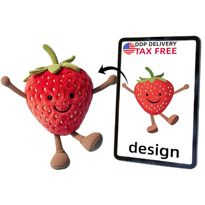 Strawberry Fruit Plush Toy