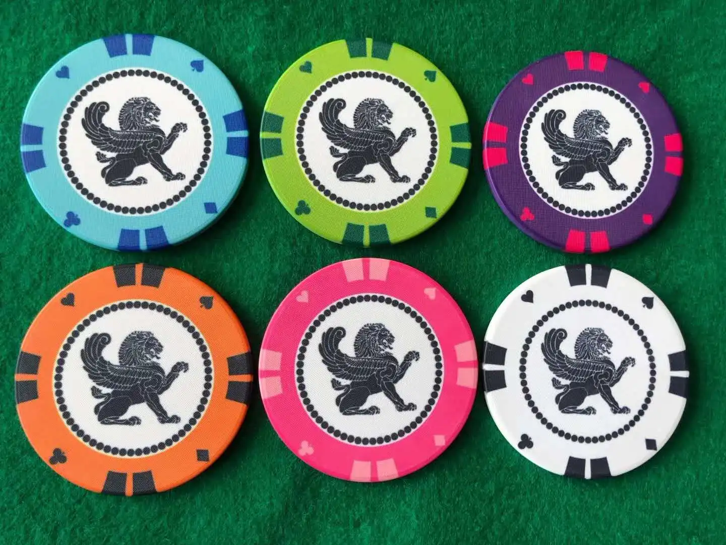 Custom Poker Chip 10g Ept Ceramic Poker Chip Printing Customized Logo
