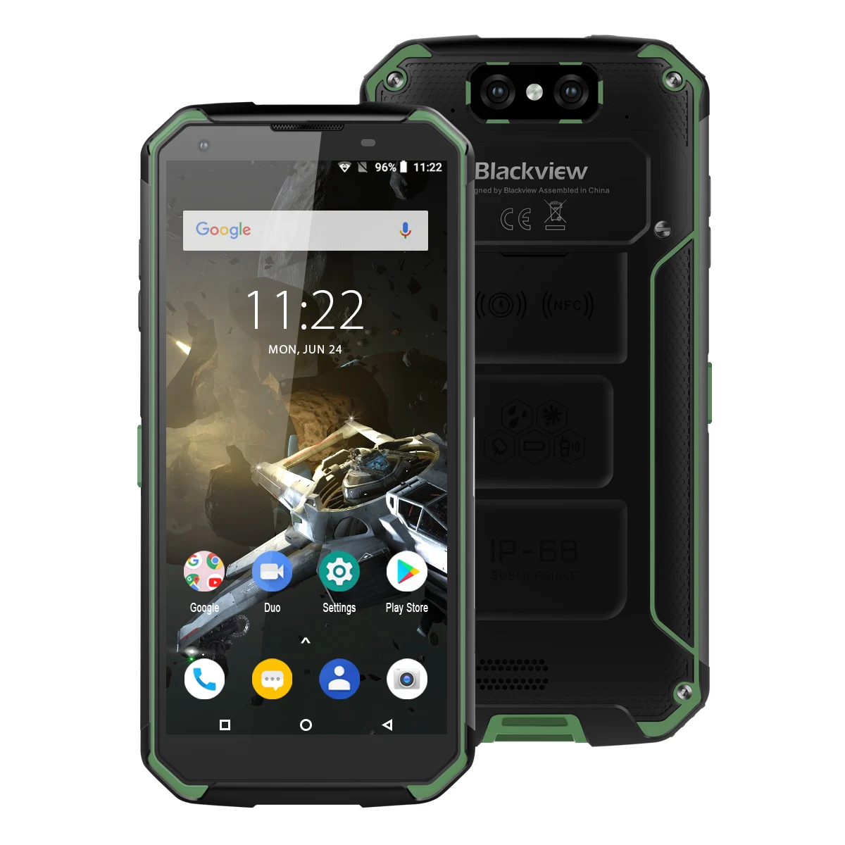 

Blackview BV9500 Plus Thermal Camera Mobile Phone Helio P70 5.7inch 4GB+64GB IP68 Rugged Smartphone 16MP Quad Rear Camera, Black,yellow,green