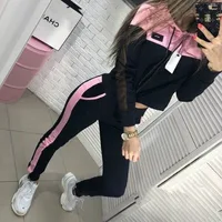 

Autumn Women 2Pcs Set Jogger Tracksuit Hoodies Sweatshirt