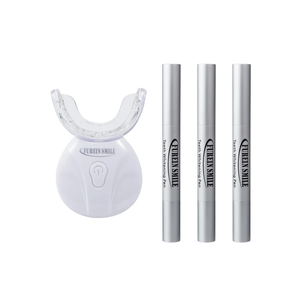 

Europe Hot Sale No Peroxide Teeth Whitening Kit Wireless Home Use Rechargeable, White