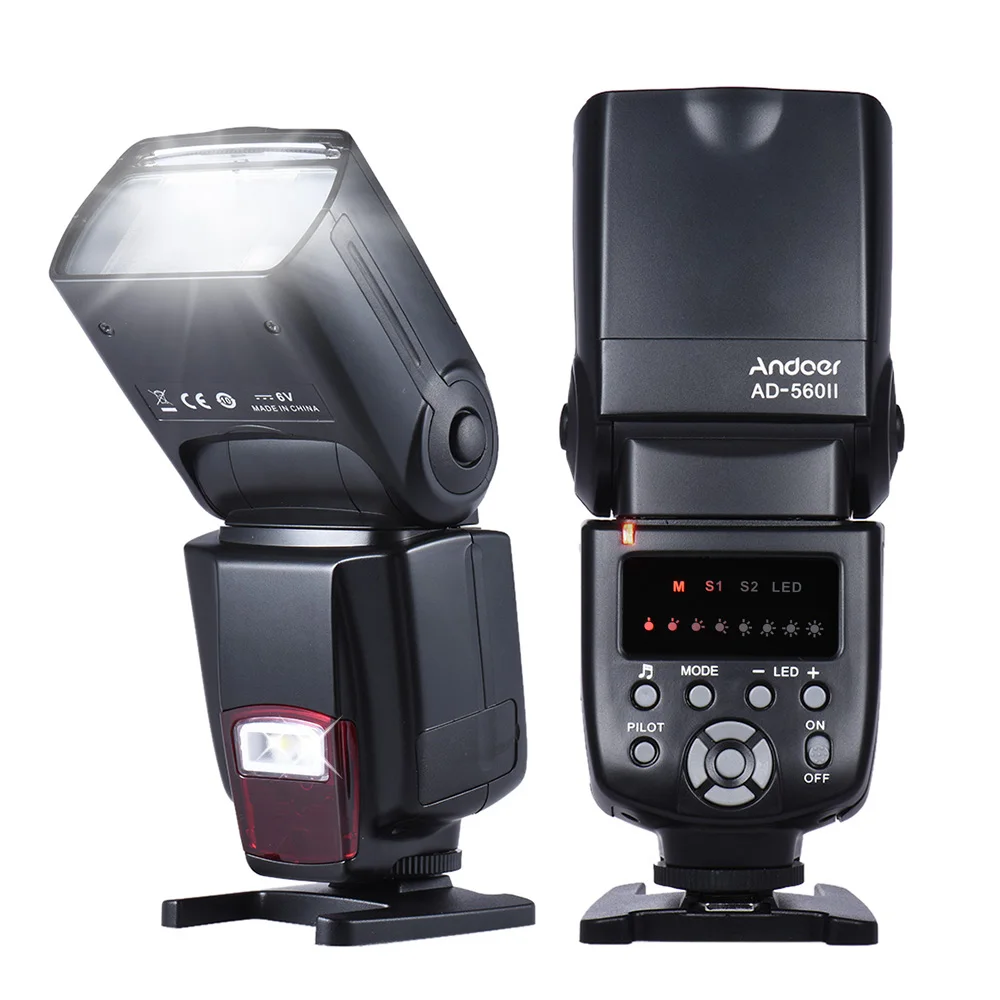 

Andoer AD-560II Pro Universal Camera Flash Light Speedlite On-camera Flash for DSLR