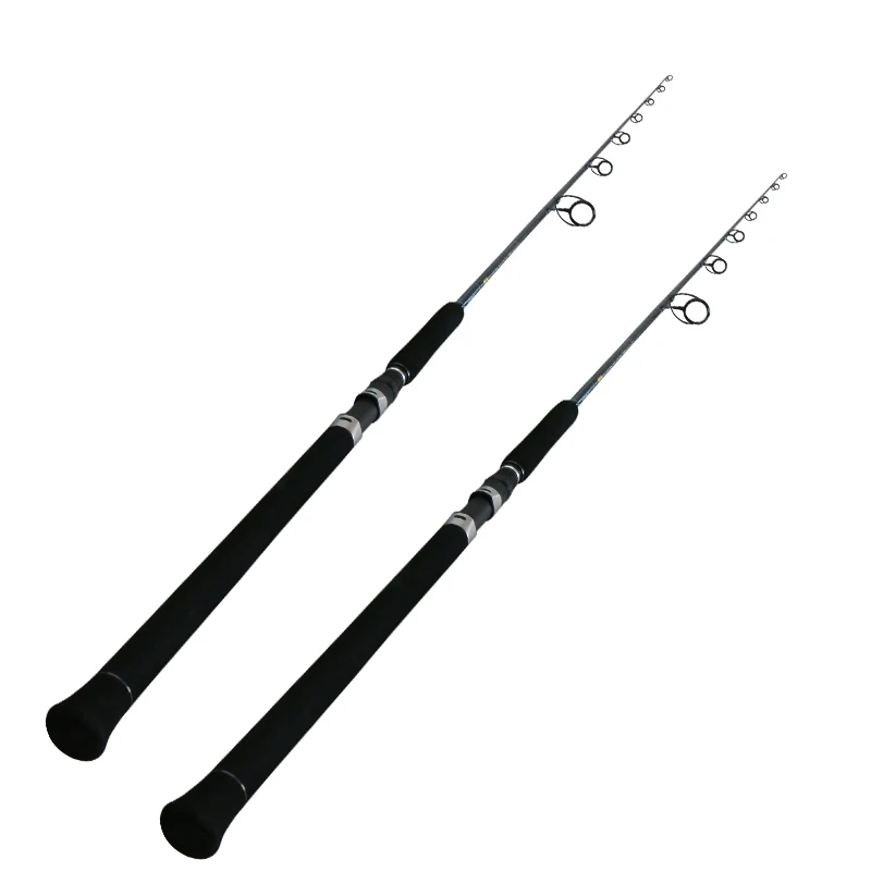 

New design 2.51m FUJI rod high carbon 2 section jigging boat fishing rod saltwater spinning rods for bass