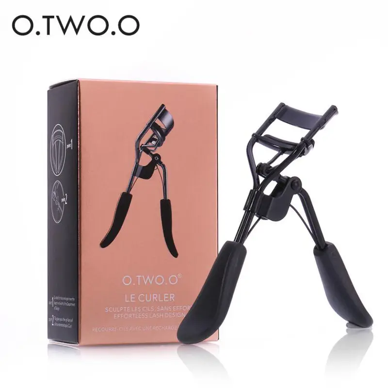 

O.TWO.O Eyelash Curler Cosmetic Makeup Black Silver Eye lash Curler Eyes Tweezers for Eyelashes Hot Selling Makeup Tools