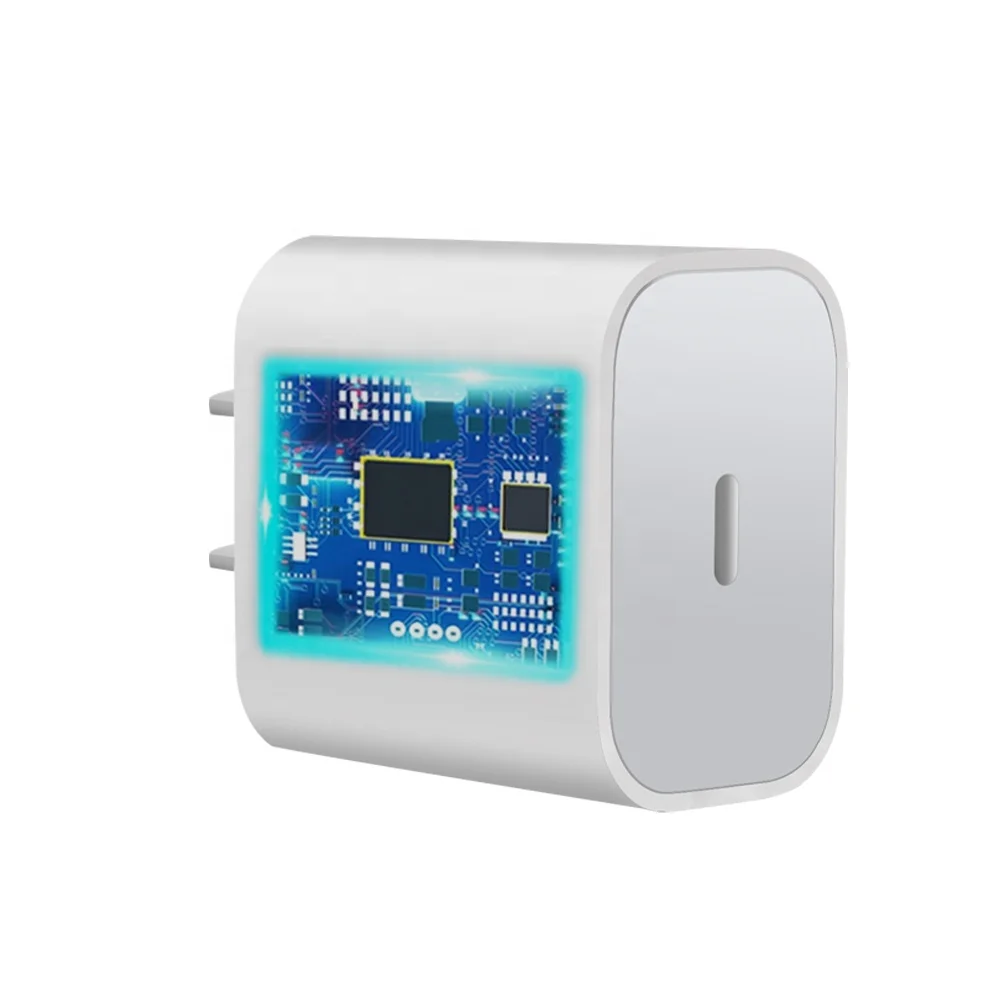 

18W PD Fast Charger Type C USB C PD Adapter Wall Charger for iphone 11 Por Max USB Wall Mobile Phone Charger, White