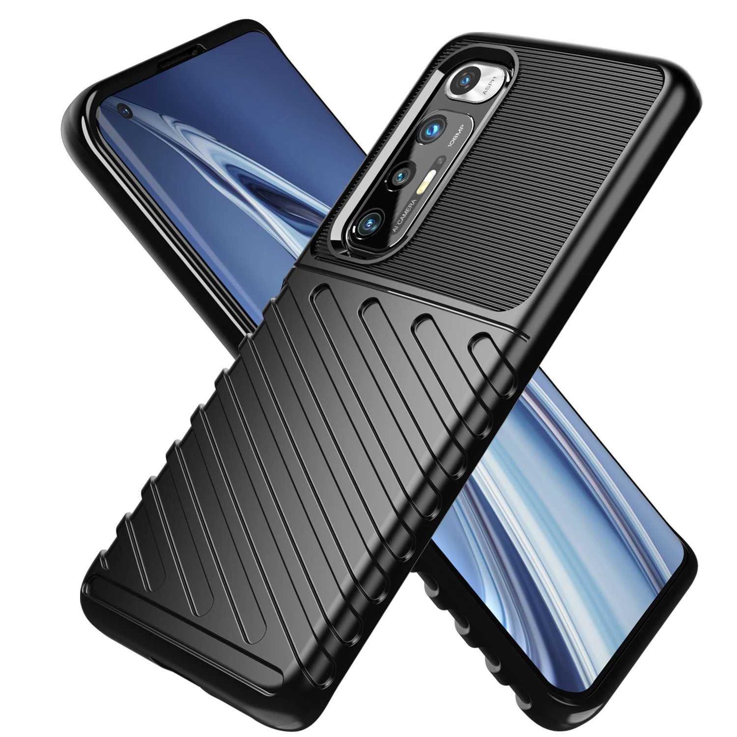 

Shockproof TPU Mobile Back Cover For XIAOMI mi 10s phone case, 3colors