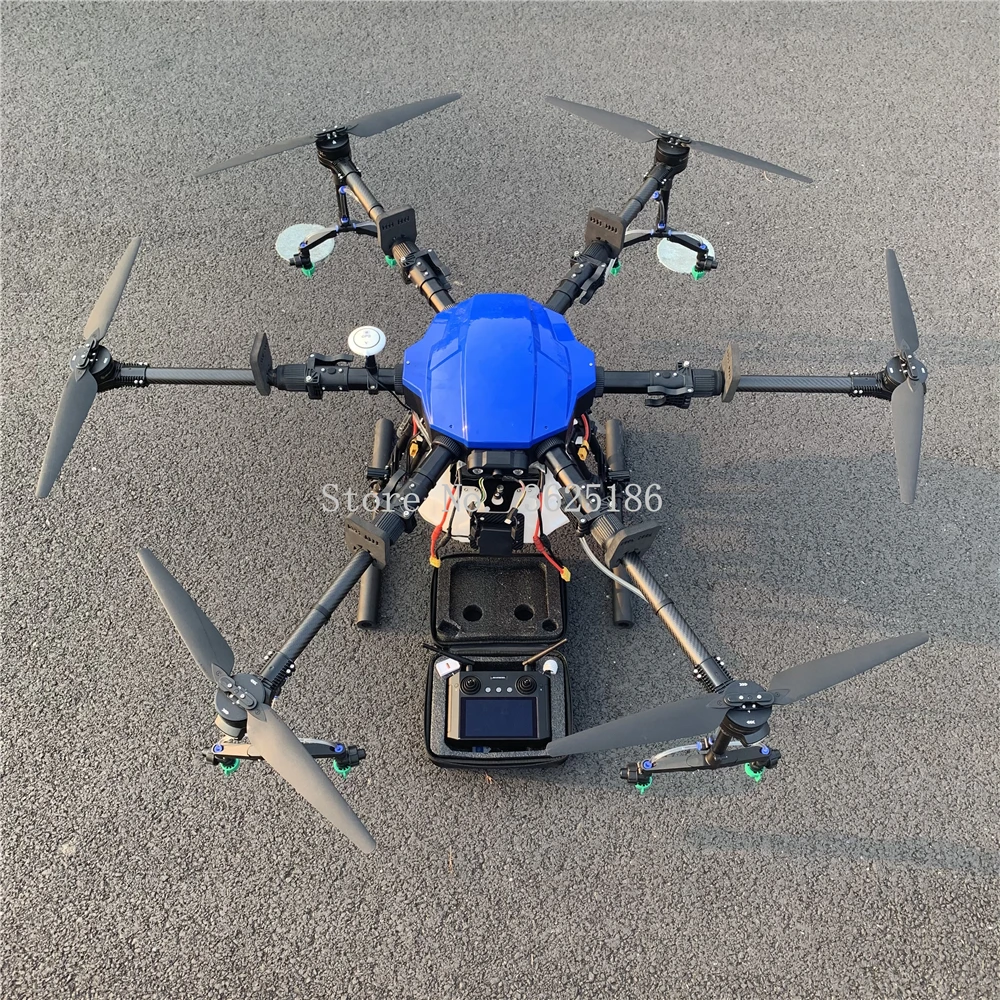 

EFT E616P 16L 16KG frame with K ++ V2 flight control X8 motor 8L pump MK15 Y nozzle full set parts agricultural spraying drone