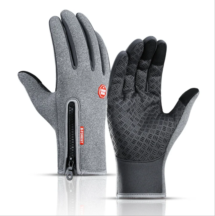 

Full Finger Winter Warm Cycling Football Ski Windproof Waterproof Touch Screen Fleece Sports Outdoor Riding Racing Gloves