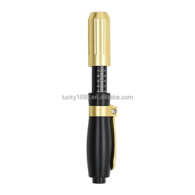 

2021 Hot Selling High Pressure Needleless Injector Hyaluronic Acid Pen For Lip Filling Anti-Wrinkle, Black & gold