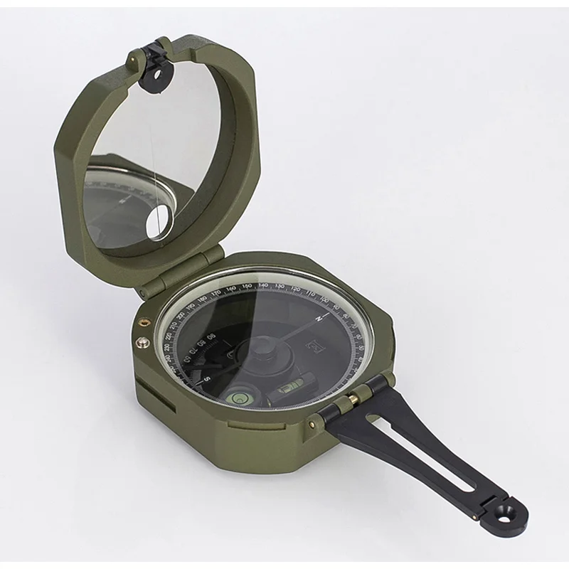 

High Precision Military Prism Aiming Multifunctional Compass For Outdoor Exploration, As picture