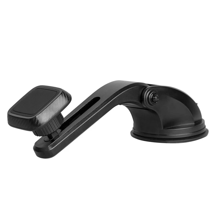 

adjustable distance Car mobile phone bracket car navigation frame telescopic long rod suction cup bracket, Black