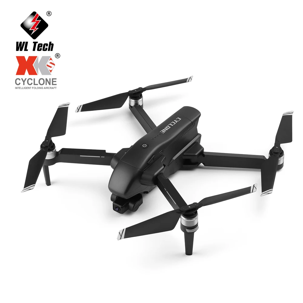 

NEW WLtoys XK Q868 Brushless drone GPS 5G WIFI FPV with 2-axis Gimbal 4K Camera 30min Flight Time RC Quadcopter, Black