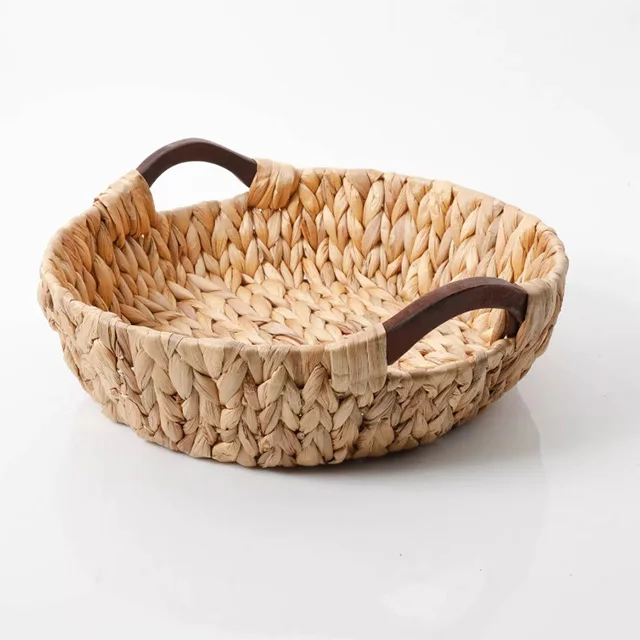 

Renel Handmade Natural Banana Leaf Woven Round Bathroom / Storage / Basket