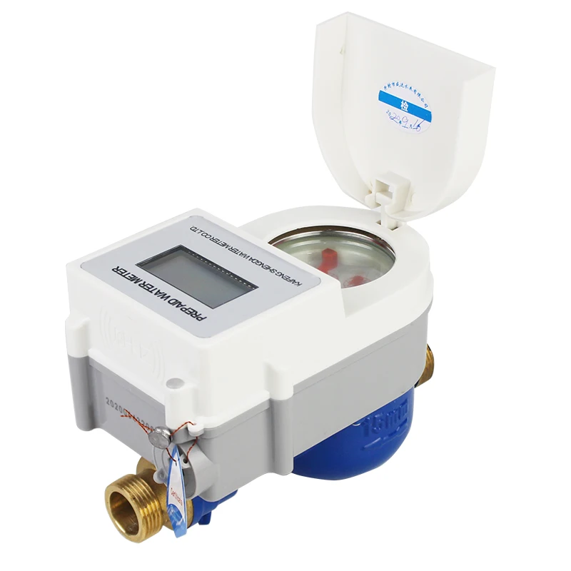 
RF IC card Intelligent prepaid water meter with software 