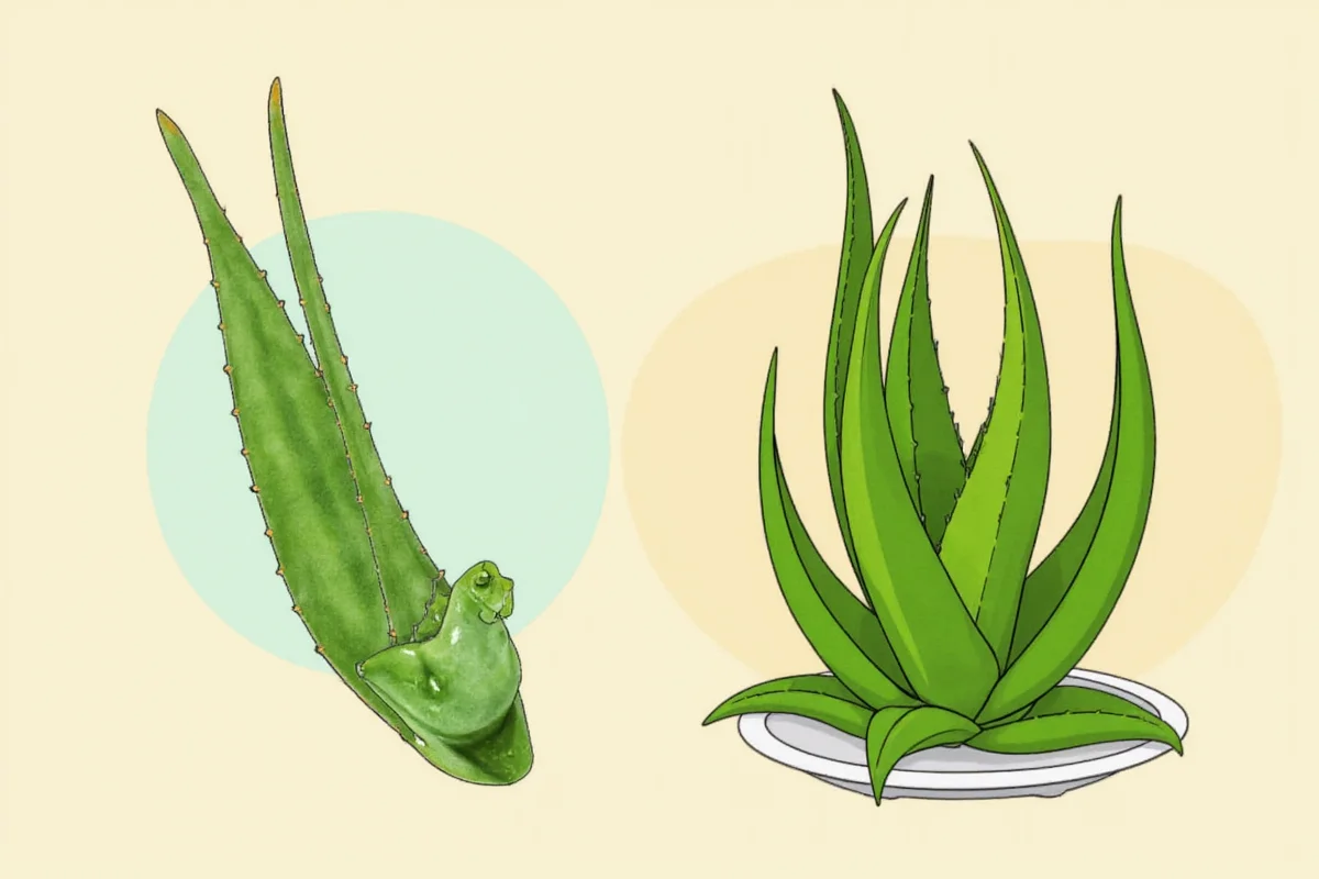 how to split an aloe vera plant