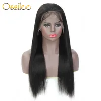 

Virgin 100% Human Hair Wigs for Black Women, HD Full Lace Wig Brazilian Human Hair swiss transparent lace front wig