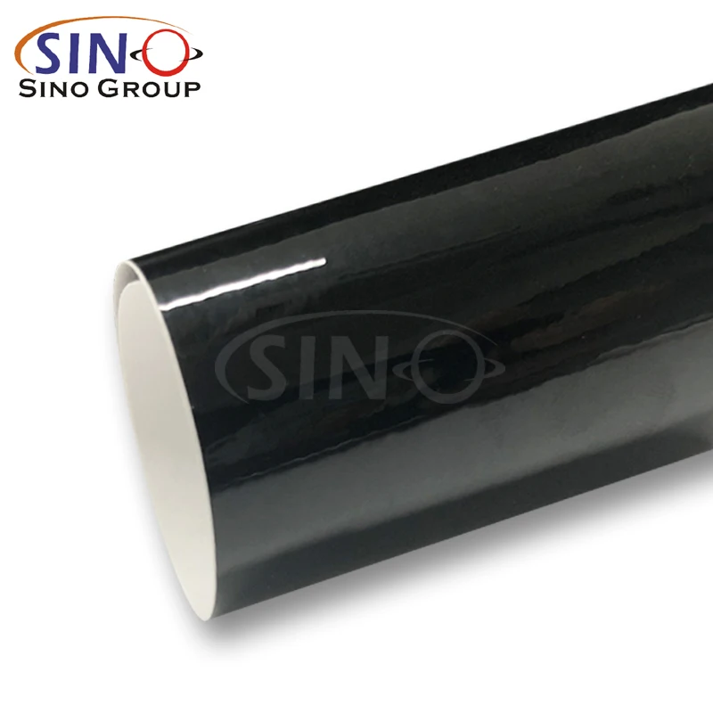 

SG-01 Gloss Black China Supplier Free Bubble Air Super Stretch Vinyl Color Change Car Wrap Film