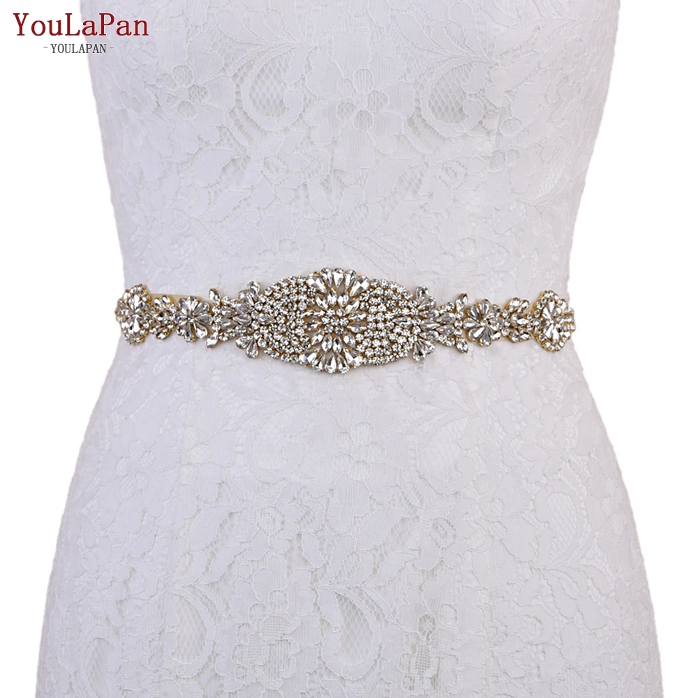 
YouLaPan S123 High Quality Rhinestone Beads Belts for Wedding Accessories ,Flower Shaped Bridal Sash Belts  (60836794590)