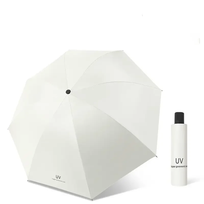 

21"*8k automatic 3 folding umbrella with pouch water proof UV protection umbrella