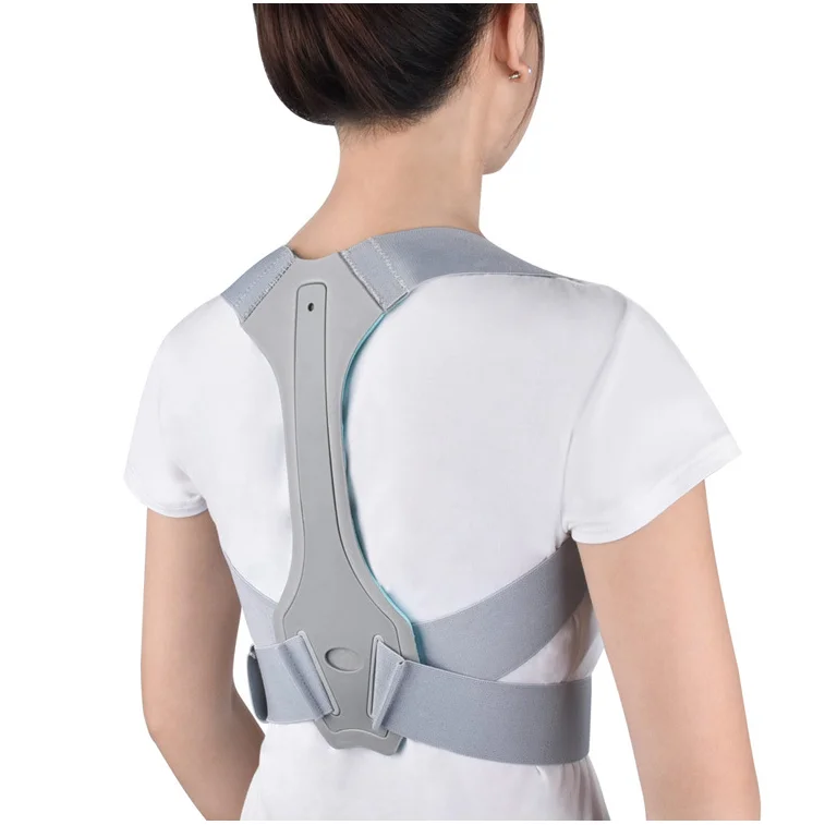 

Upper Back Brace Spine Supporter Back Straightener Posture Corrector For Providing Pain Relief From Neck, Back & Shoulder, White