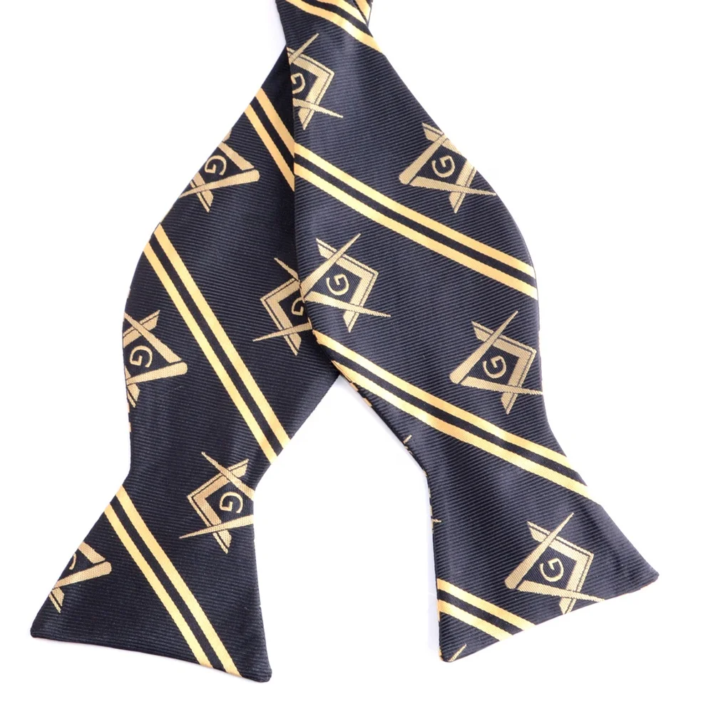 

Wholesale Custom Self Tie Silk Masonic Bow Tie For Men