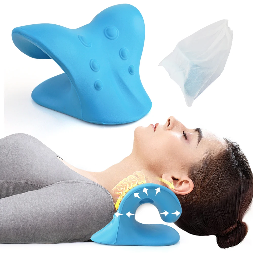 

2023 New Arrivals Neck and Shoulder Relaxer Neck Stretcher Massage Pillow