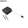 RUIWOR RW0711 Square Heavy Retractable Security Cable Mechanism Plus M6 /M8 or Customized Flat Head Screw Cable End