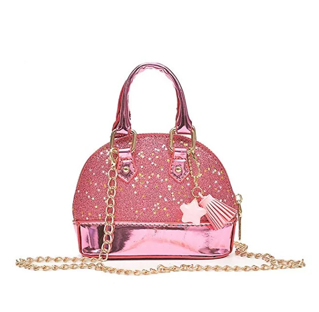 

Little Girls' Sequins Handbags Princess Crossbody Bag Mini Satchel Gifts For Girls Toddler Kids