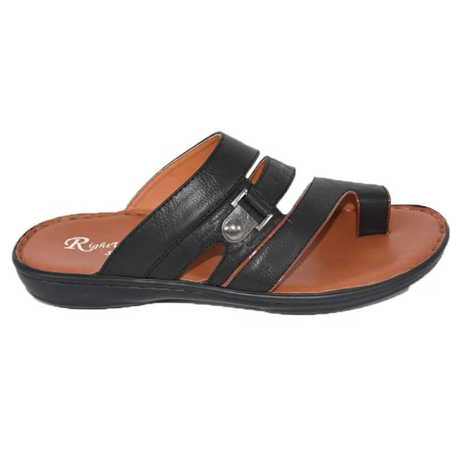 

Hot Sell Simple New Summer Men's Indoor And Outdoor Non-slip Beach Breathable Slippers, Black