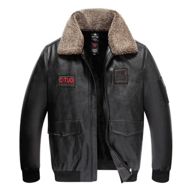 

2021 New Style Autumn Winter Business Flight Men's Jackets, Black