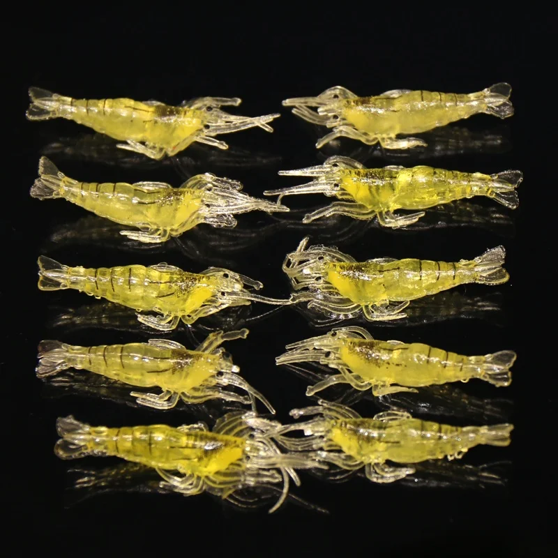 

Yajie Cheap Soft Bass 150pcs/BOX soft fishing lure with worms and shrimp lure, Colorful