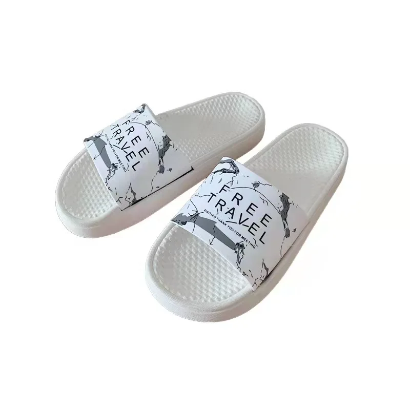 

Nordic couple home indoor bath slippers students wear leisure simple beach sandals OEM customization, Customized color