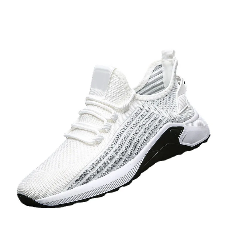 

Summer new fashion breathable flying weave casual men's sports shoes