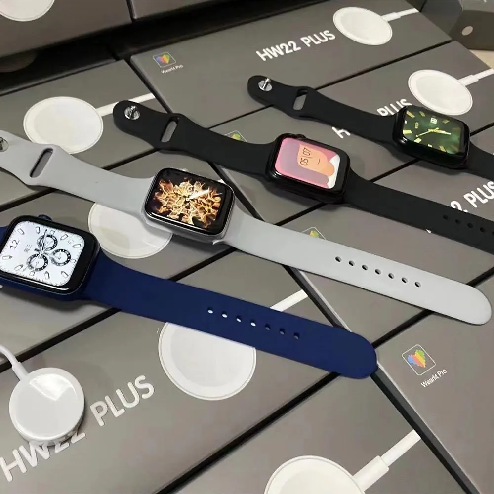 

Original HW22 upgraded version HW22 Plus with wireless charging function 23 default dial dual button PK FK88 FK99 W26+ HW12 HW16