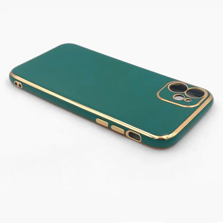 

New Arrival phone Cover Silicone Mobile Phone Case Ring Carving Lens Plating Protective Cover Soft case for iPhone 11 /12 ProMax, Black,white,purple, orange,green,pink,blue