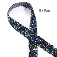 

Crystal Diamond Trim Hotfix Rhinestones Mesh Banding For Sandal Shoes